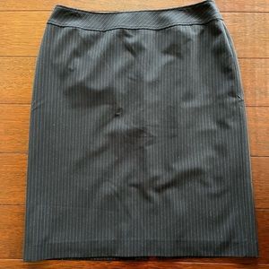 Charcoal Tahari Pin Stripe pencil skirt